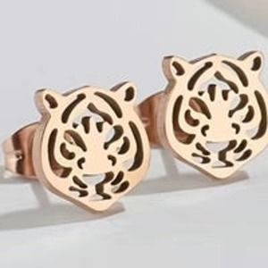 Cincinnati Bengals Tiger Stud Earrings